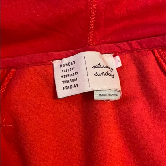 Red Velvet V Neck Sweater - Picture 2 of 4